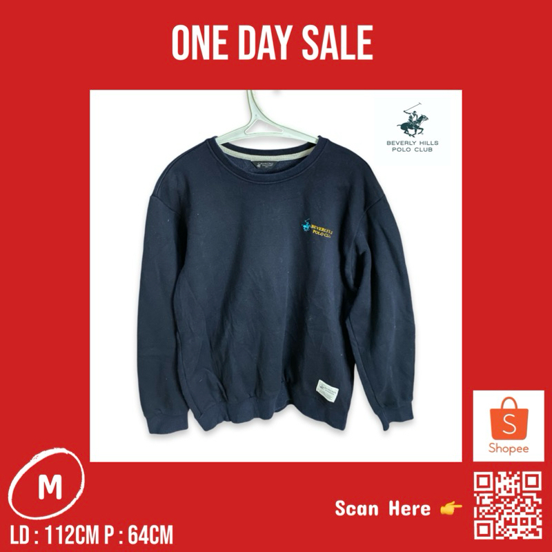 CREWNECK / SWEATER VINTAGE POLO CLUB NAVY BLUE