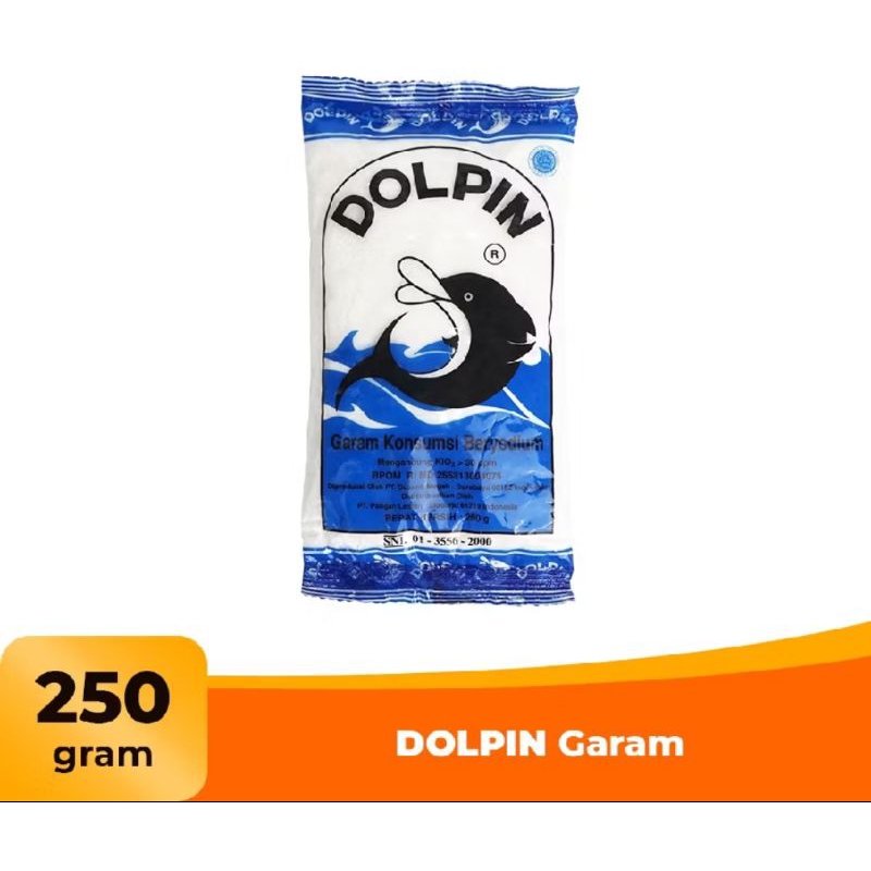 

UYAH GARAM DOLPIN Penyedap Bumbu Masak 250Gr
