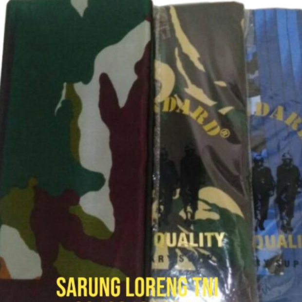 sarung loreng TNI