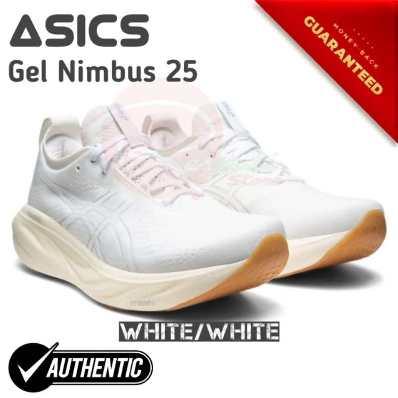 Sepatu Running Asics Original Gel Nimbus 25 White