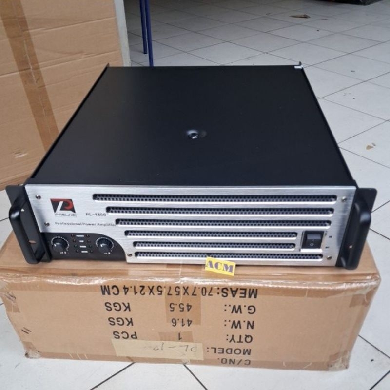 POWER AMPLIFIER PASLINE PL1800 POWER 2X1800 WATT CHANNEL PL 800