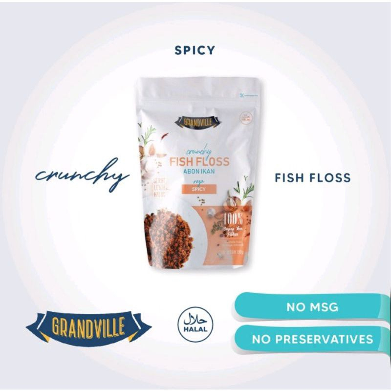 

grendville abon ikan crunchy 100gr