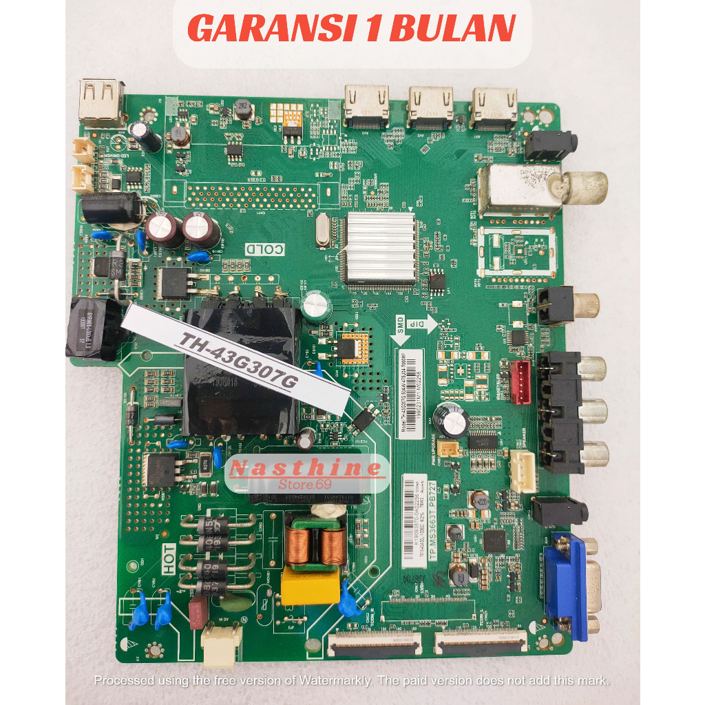 {STOK READY ya } / PCB MAINBOARD TV PANASONIC. TH-43G307G