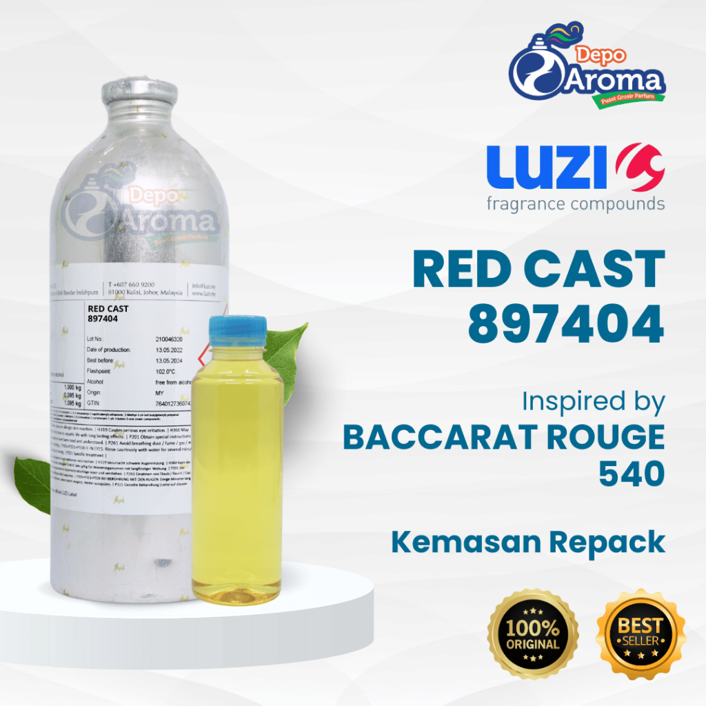 PARFUM BIBIT MURNI - RED CASINO - REPACKING - LUZI