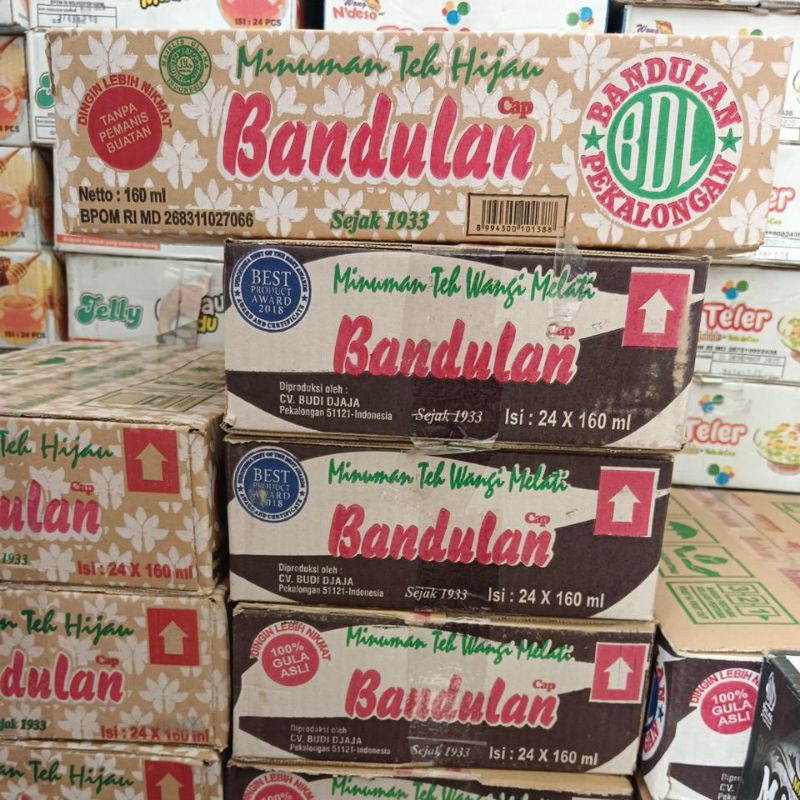 

teh bandulan teh hijau 1 dus isi 24 gelas/teh siap minum/minuman teh