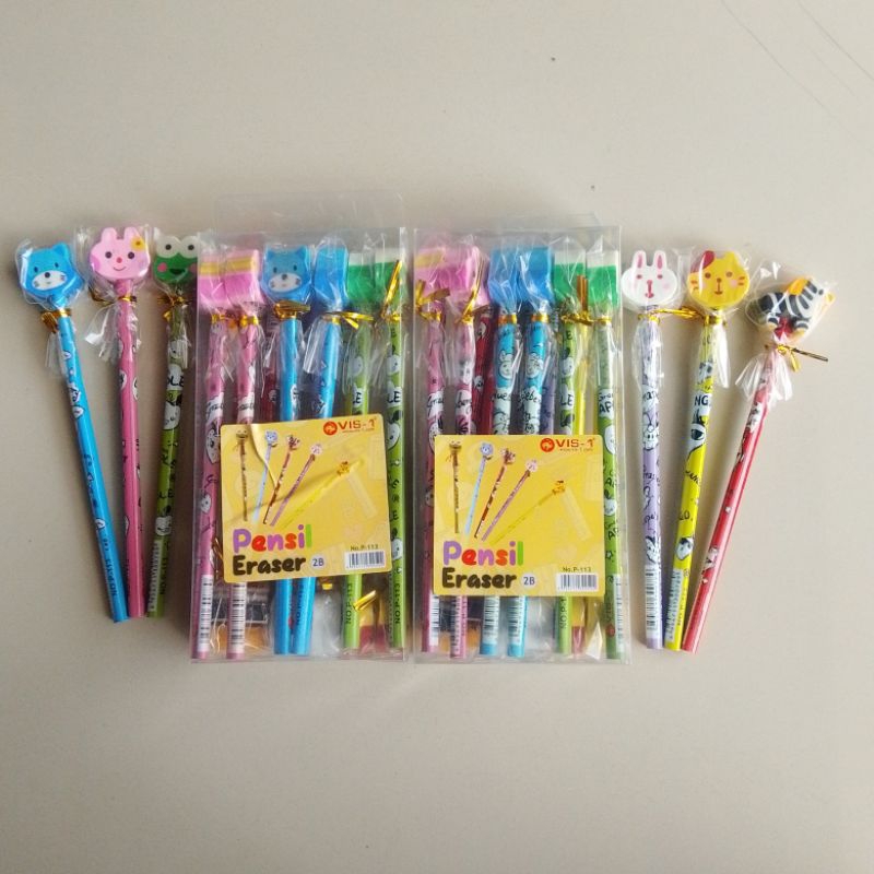 

Pensil Penghapus Eraser Pencil VIS-1 P-113 ( Pak ) [ Original ]