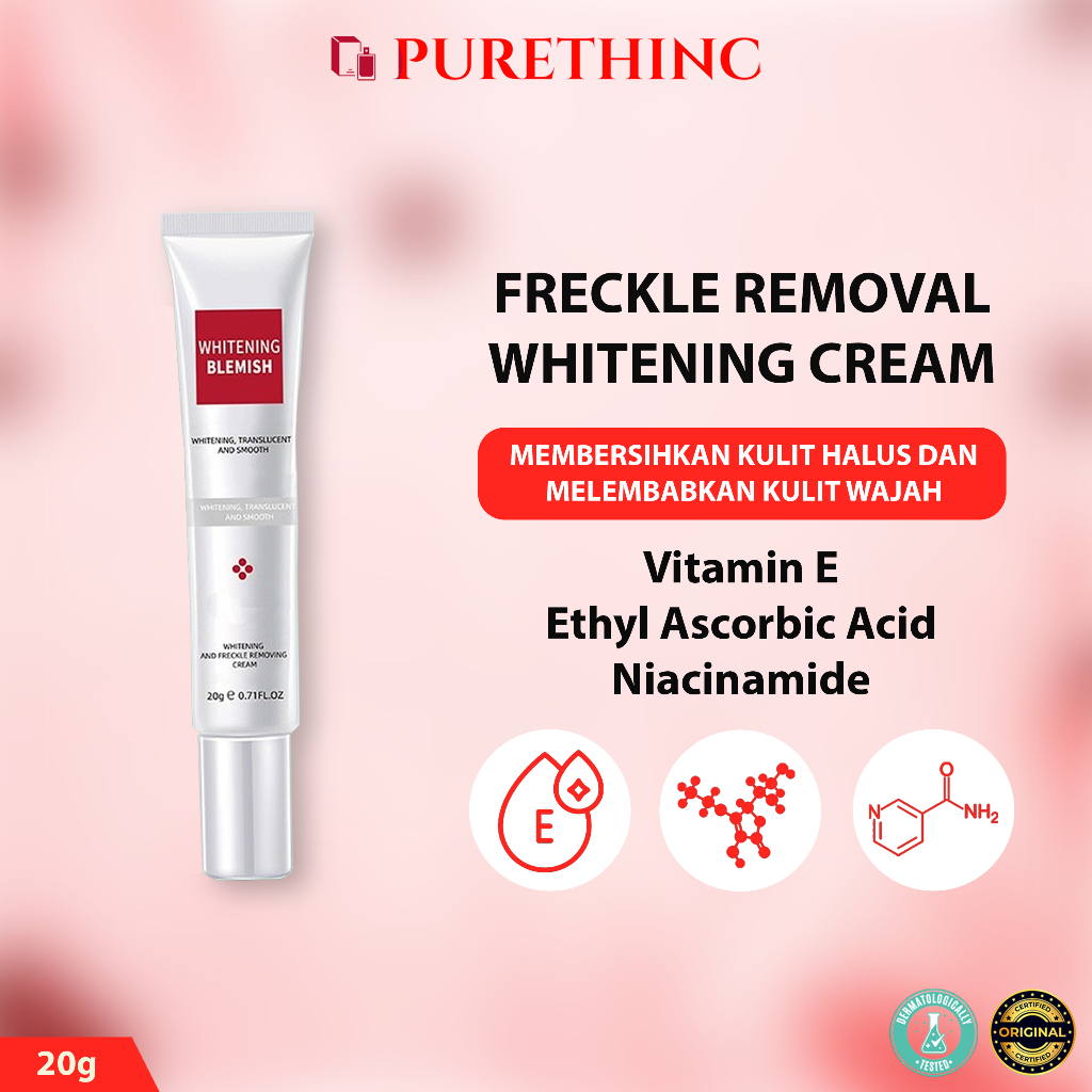 Krim pemutih wajah flek hitam cream penghilang flek hitam salep melasma 20g niacinamide cream hapus 