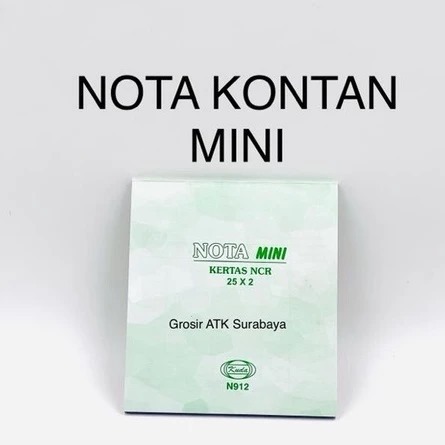 

BUKU NOTA KONTAN KUDA MINI 2 Ply / 2 Rangkap Kuda 25 x 2 N912