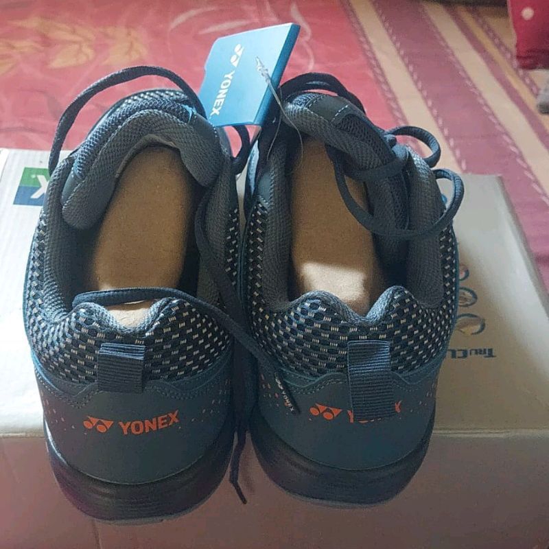 SEPATU BADMINTON YONEX MACH 5 BLUE GRANITE / SUN BURNT #sepatu #yonex #badminton #original #ori