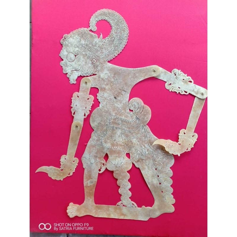 wayang kulit Werkudara muka Bagong