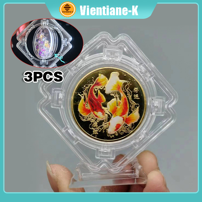 Pelindung Koin Coin Holder Bingkai Koin Slab Pccb Ngc Pcgs Custom 14-40 Mm 360°