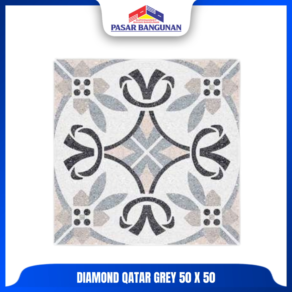 Diamond Keramik Qatar Grey 50x50