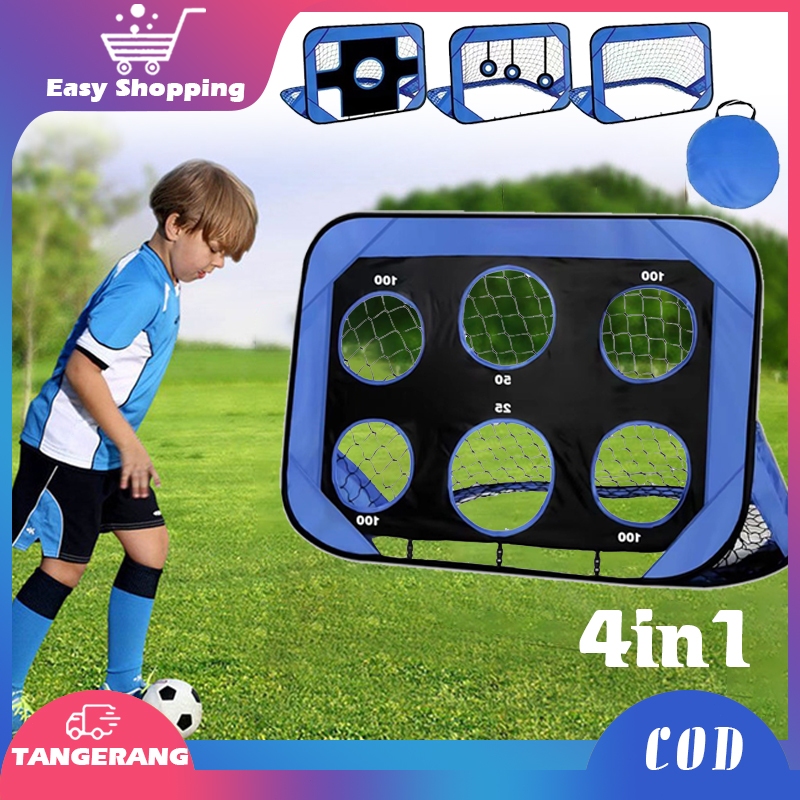 Gawang Sepak Bola Portable Latihan Sepakbola Gawang Bola Anak Gawang Lipat