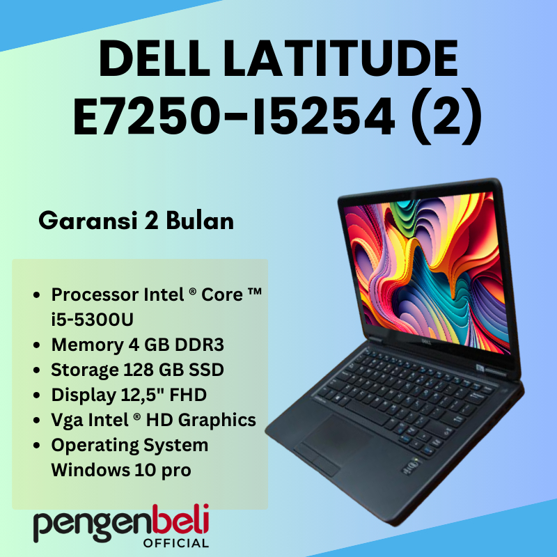 PROMO LAPTOP MURAH HARGA 2 JUTAAN - GARANSI 2 BULAN l RAM 4GB l SSD 128GB l CORE I5-5300 l WINDOWS 1