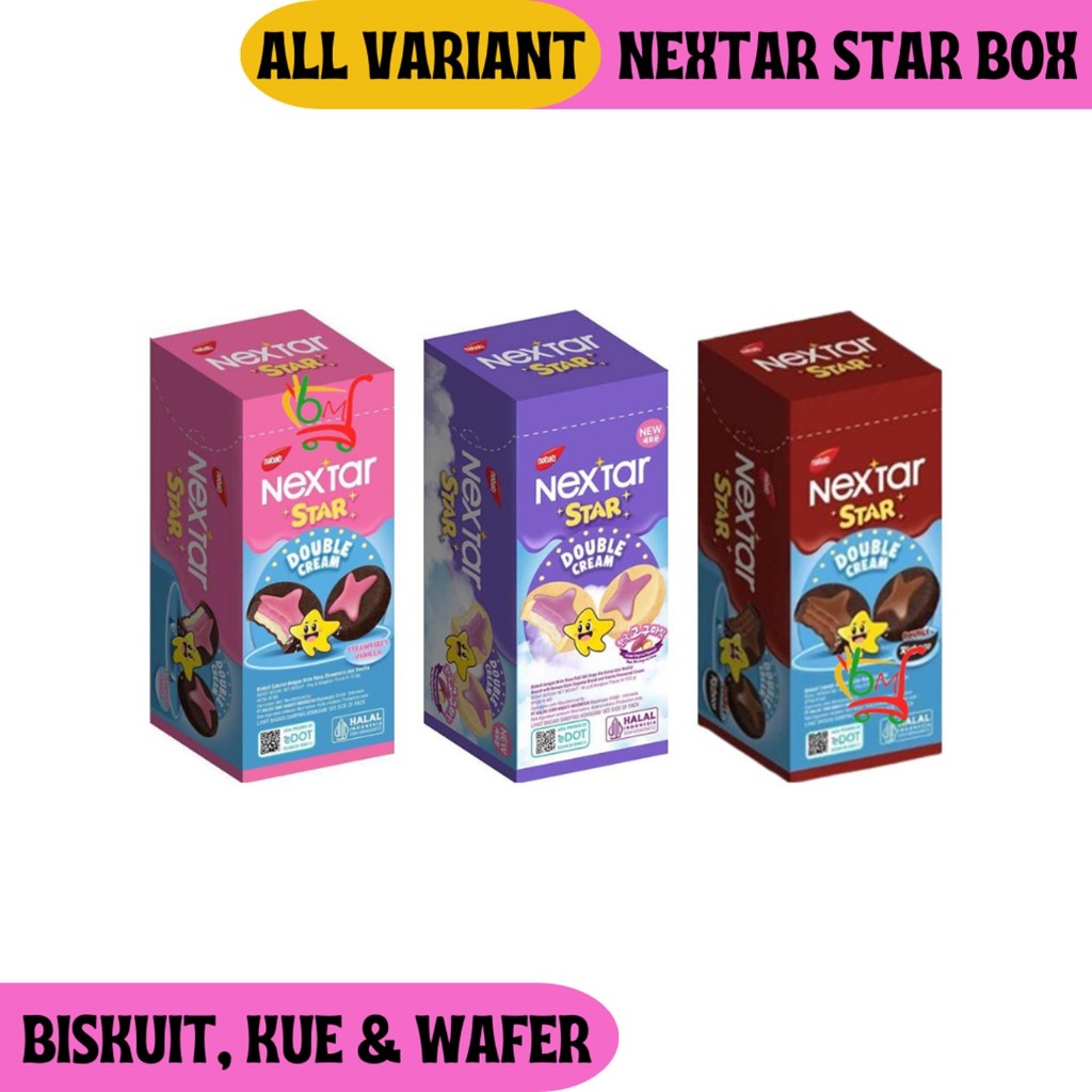 

Nextar Star Box Kukis Bundar dengan Krim Bintang All Variant