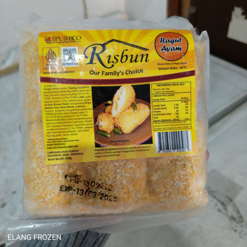 

Risoles Risbun Ayam Pedas | Rogut Ayam isi 8