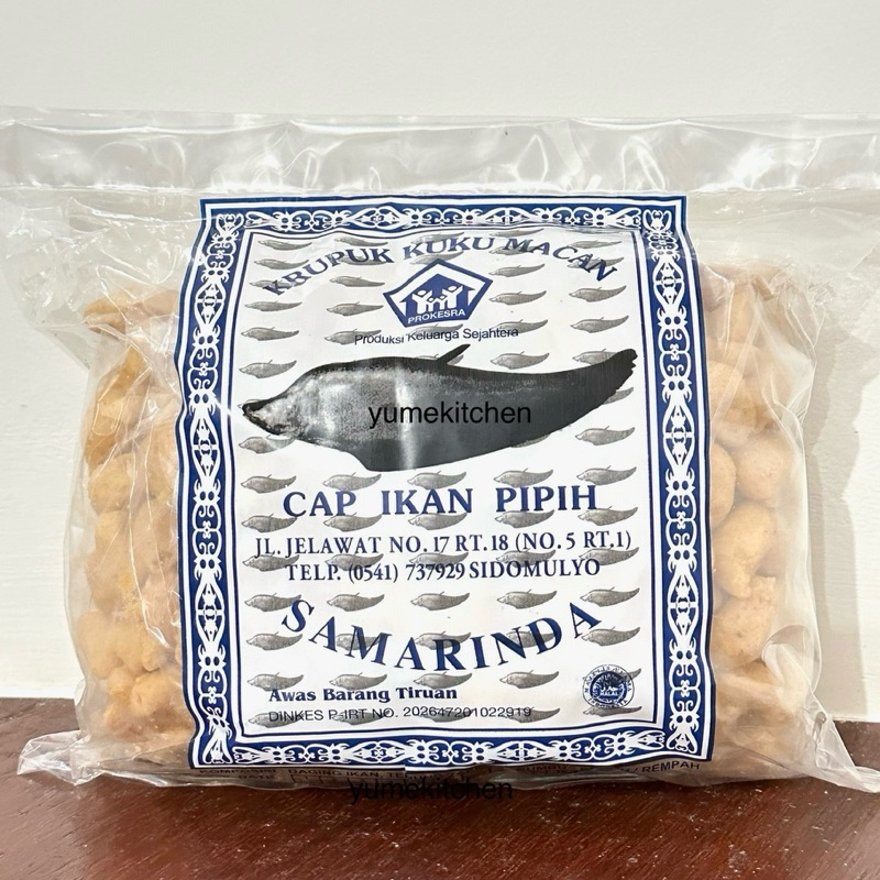 

Krupuk Amplang Kuku Macan Cap Ikan Pipih 340 g - dari Samarinda