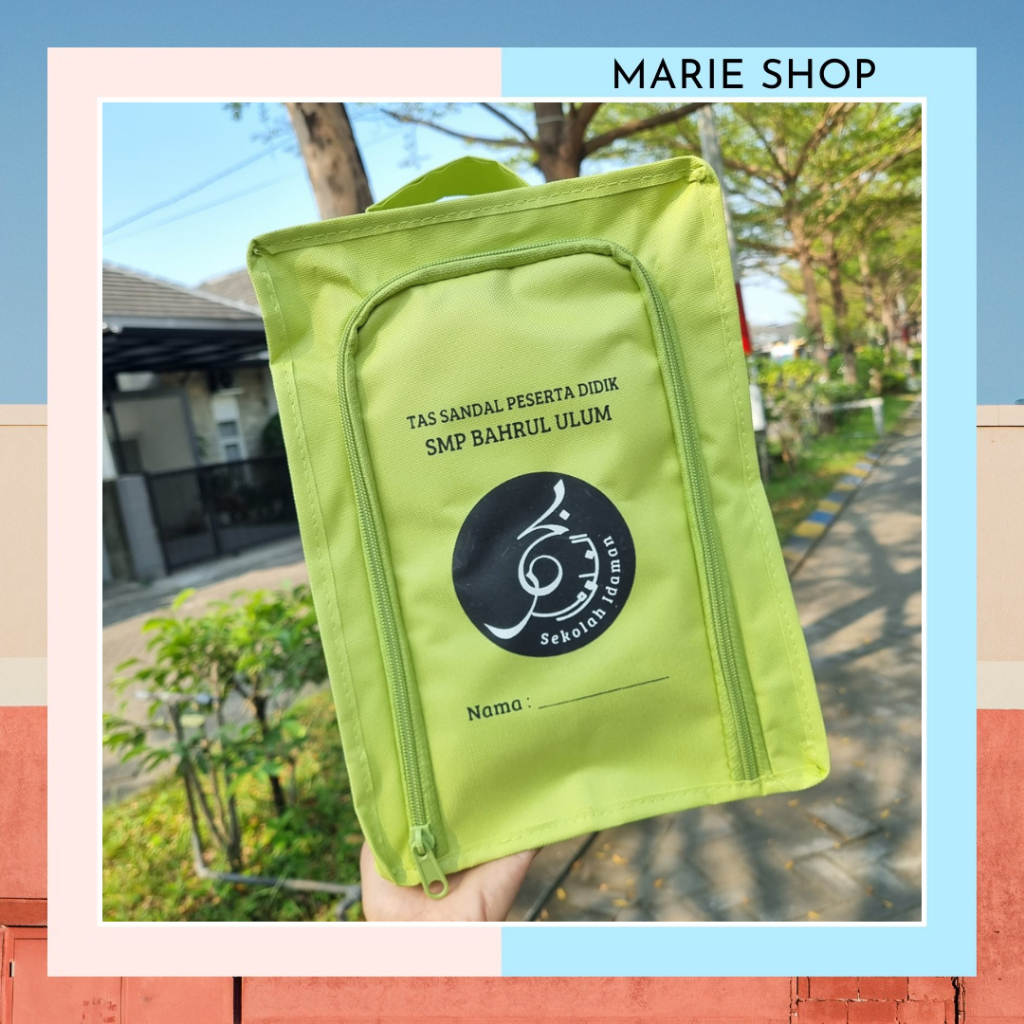 [ CUSTOM ] FOZO TAS  SEPATU TRAVELLING / SHOES BAG SOUVENIR SEKOLAH PONDOK PESANTREN / TAS SEKOLAH
