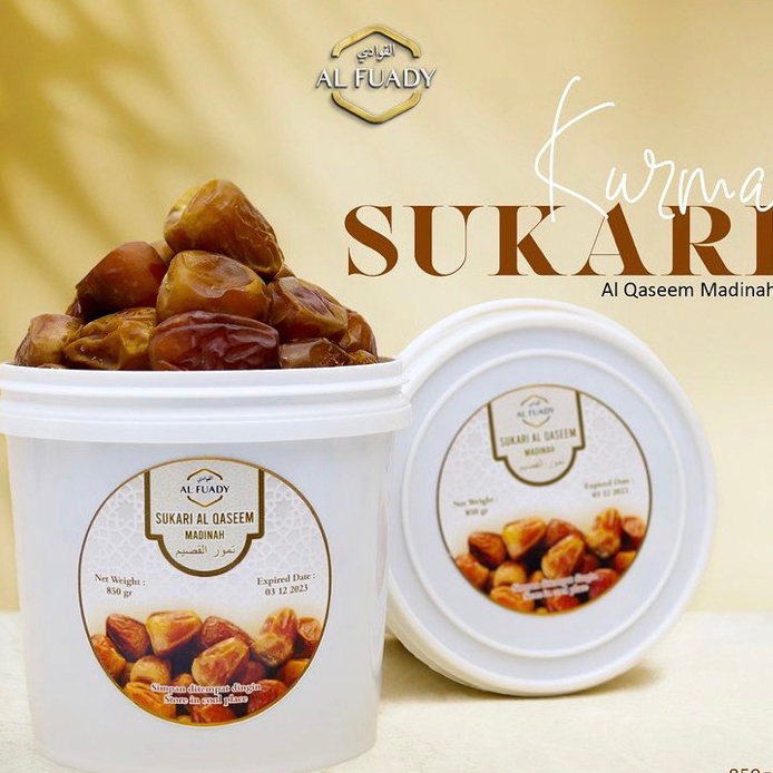 

Kurma Sukari KEMASAN EMBER 850gr FRESH SELALU BARU