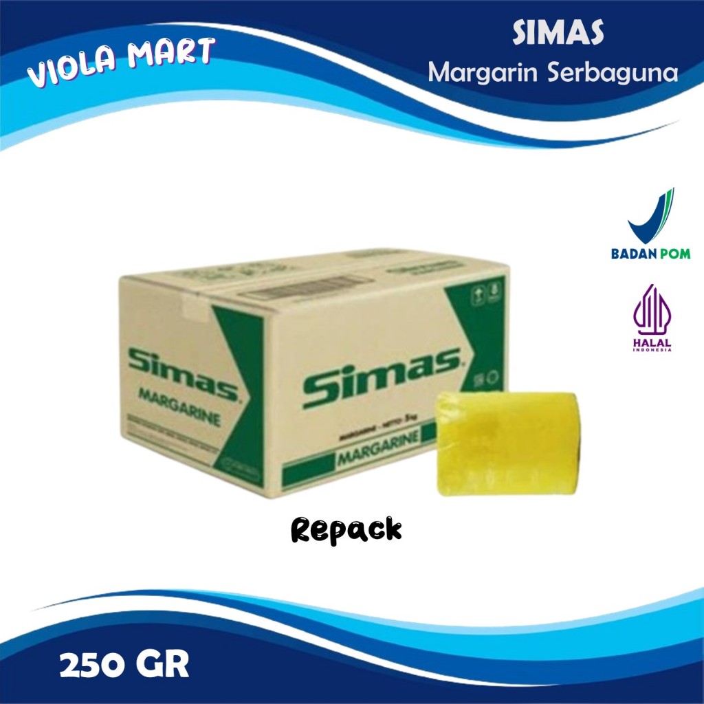 

SIMAS Margarine 250gr / Margarin Serbaguna BEST PRICE {Tersedia Harga Grosir}