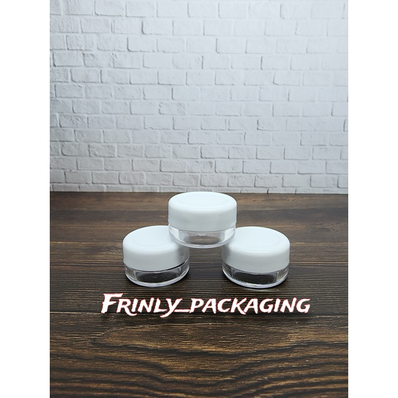 POT CREAM 5gr / POT CREAM 5gr PUTIH BENING / 5gr / 5gram / POT KOSMETIK 5gr