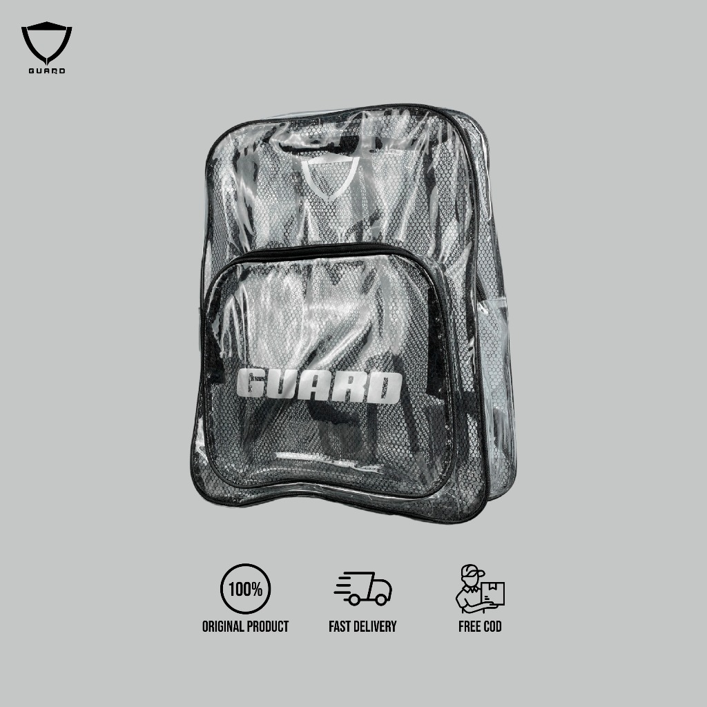 TAS RANSEL TRANSPARAN GUARD / TAS RANSEL MIKA