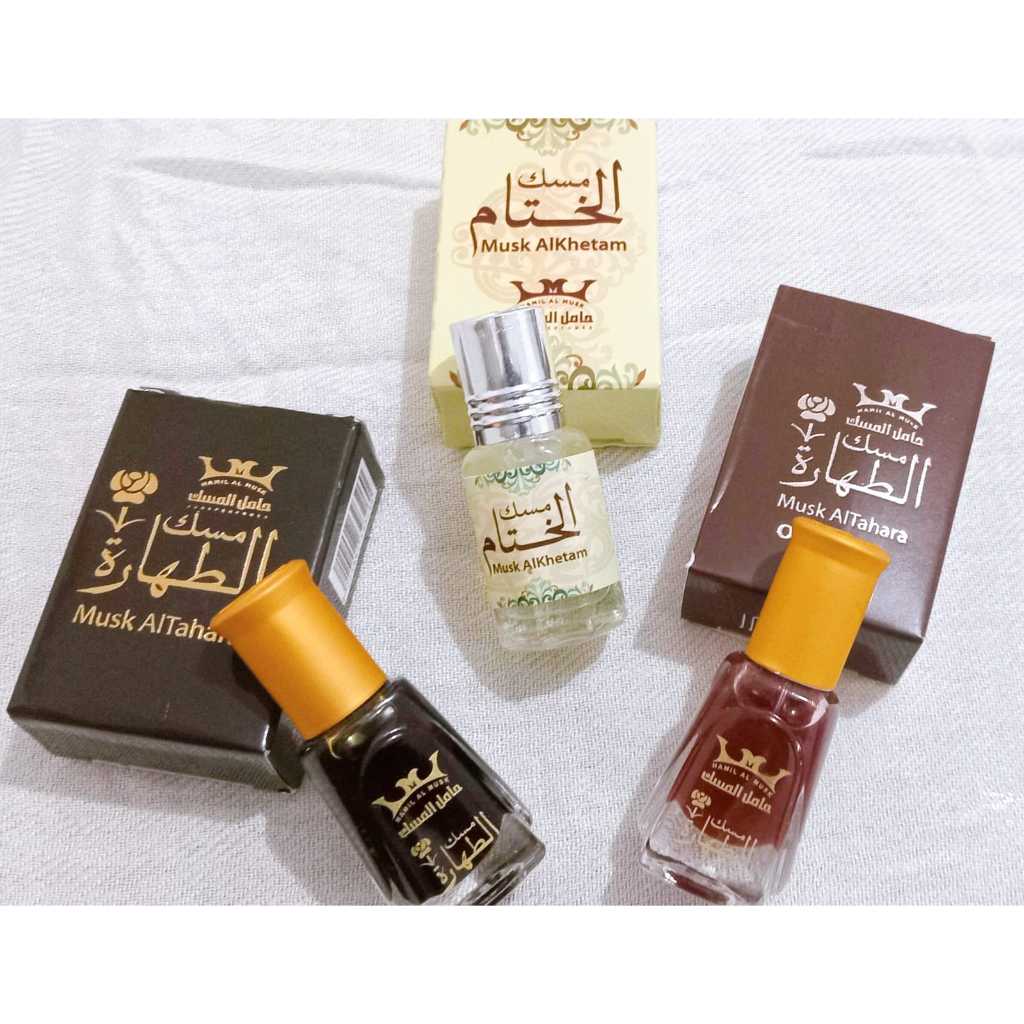 Parfum Import Musk AlTahara & Musk AlKhetam by Hamil Al Musk | Attar Perfume for Men - Free Alcohol