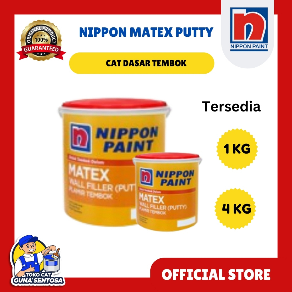 DEMPUL TEMBOK NIPPON MATEX PUTTY