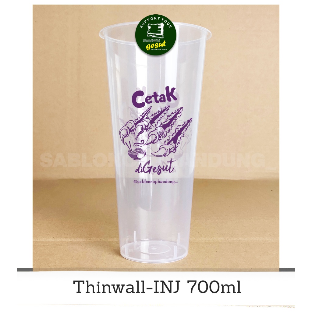 CUP PP INJECTION 700Ml 24Oz Cup Sablon