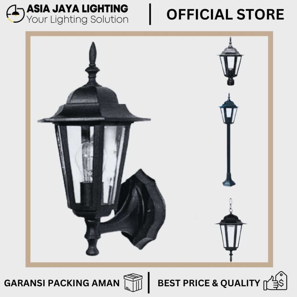 LAMPU TAMAN OUTDOOR / LAMPU DINDING OUTDOOR / LAMPU TIANG OUTDOOR / LAMPU GANTUNG TAMAN / LAMPU GARD