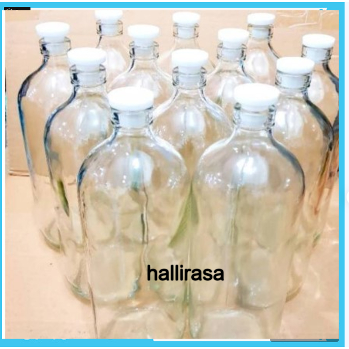 Botol Kaca Beling 1 Liter Satuan