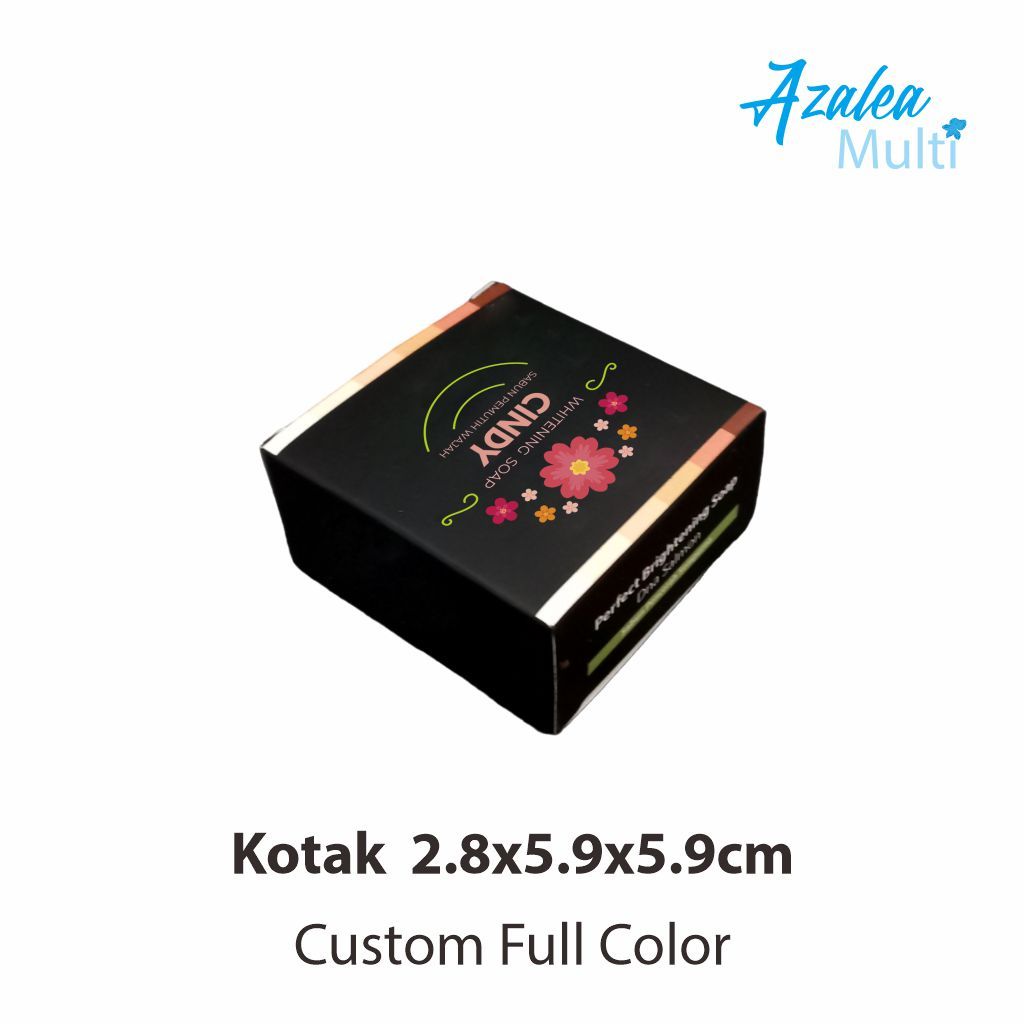 

Kotak Custom 2.8x5.9x5.9cm - Cetak Full Color Kemasan produk souvenir parfum aksesoris obat kosmetik bedak sabun sparepart baju dasi mug termos