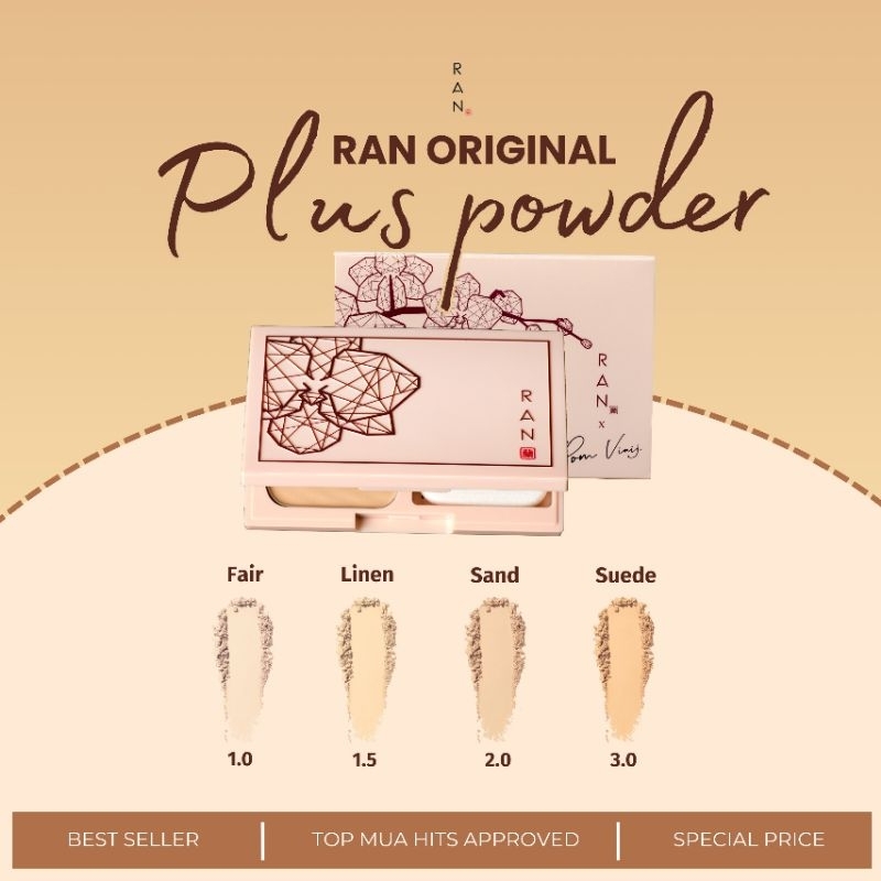 RAN ORIGINAL PLUS POWDER BY POM VINIJ BEDAK  TWC MAC MINI RESMI