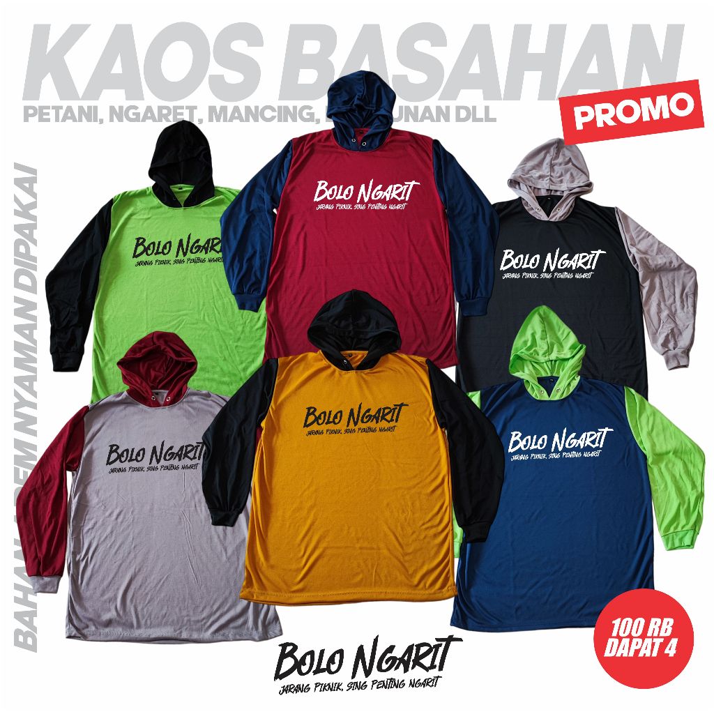 KAOS BASAHAN S4 NGARET NGARIT PETANI MANCING PEKERJA NON STOP PEJUANG RUPIAH KAOS TANI REGULER JUMBO