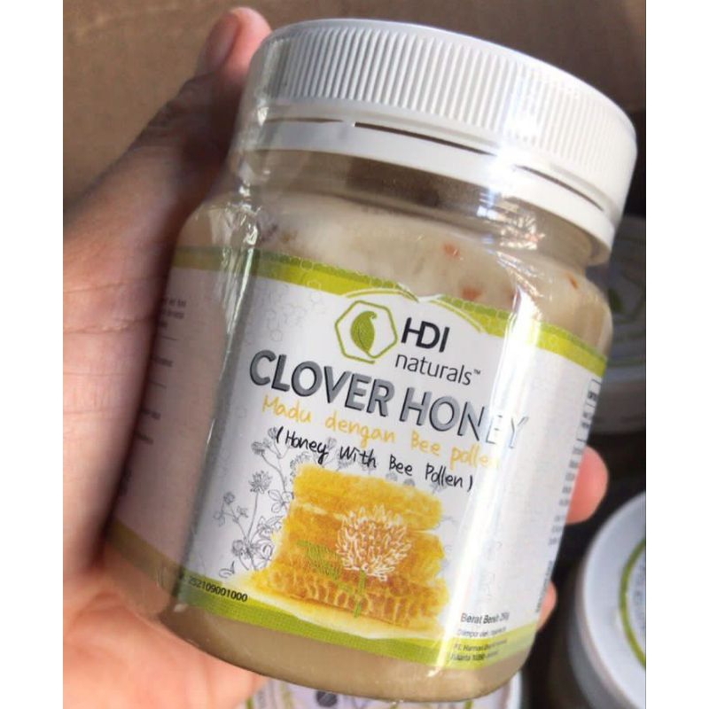 

madu clover honey 250gr exp 2026 free sendok kayu