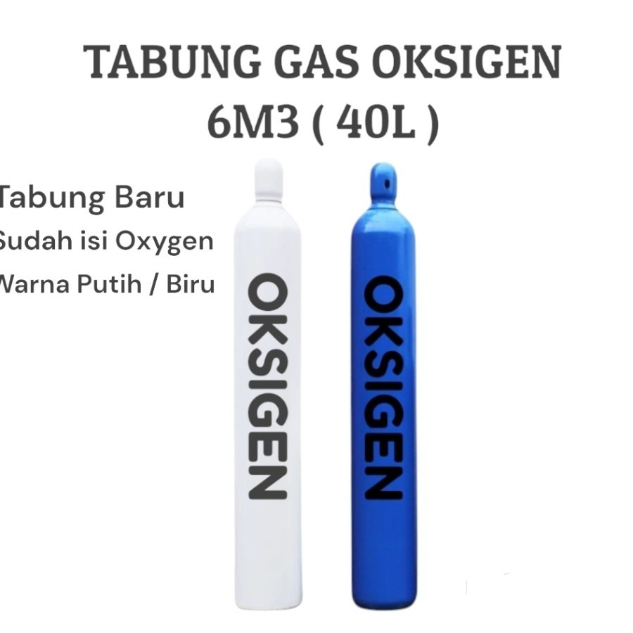 Tabung Oksigen 6m3 + isi - Tabung Oxygen 40 Liter