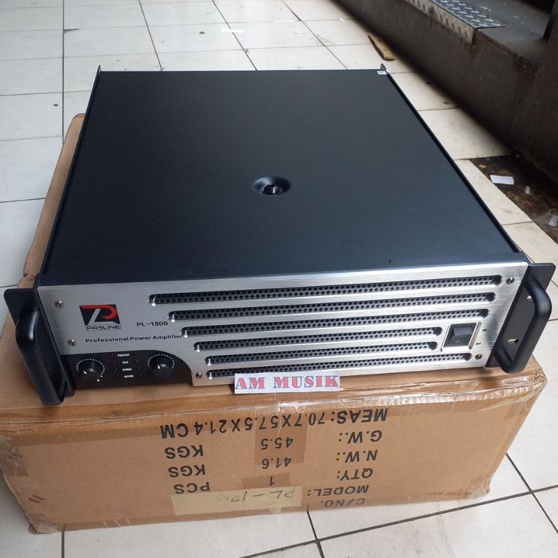 POWER AMPLIFIER PASLINE PL1800 ORIGINAL PL 1800