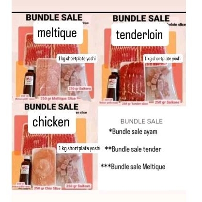 

Bundle sale ayam