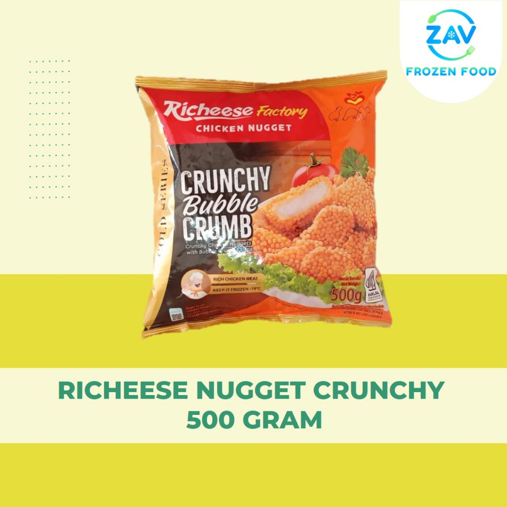 

RICHEESE NUGGET CRUNCHY 500 GRAM