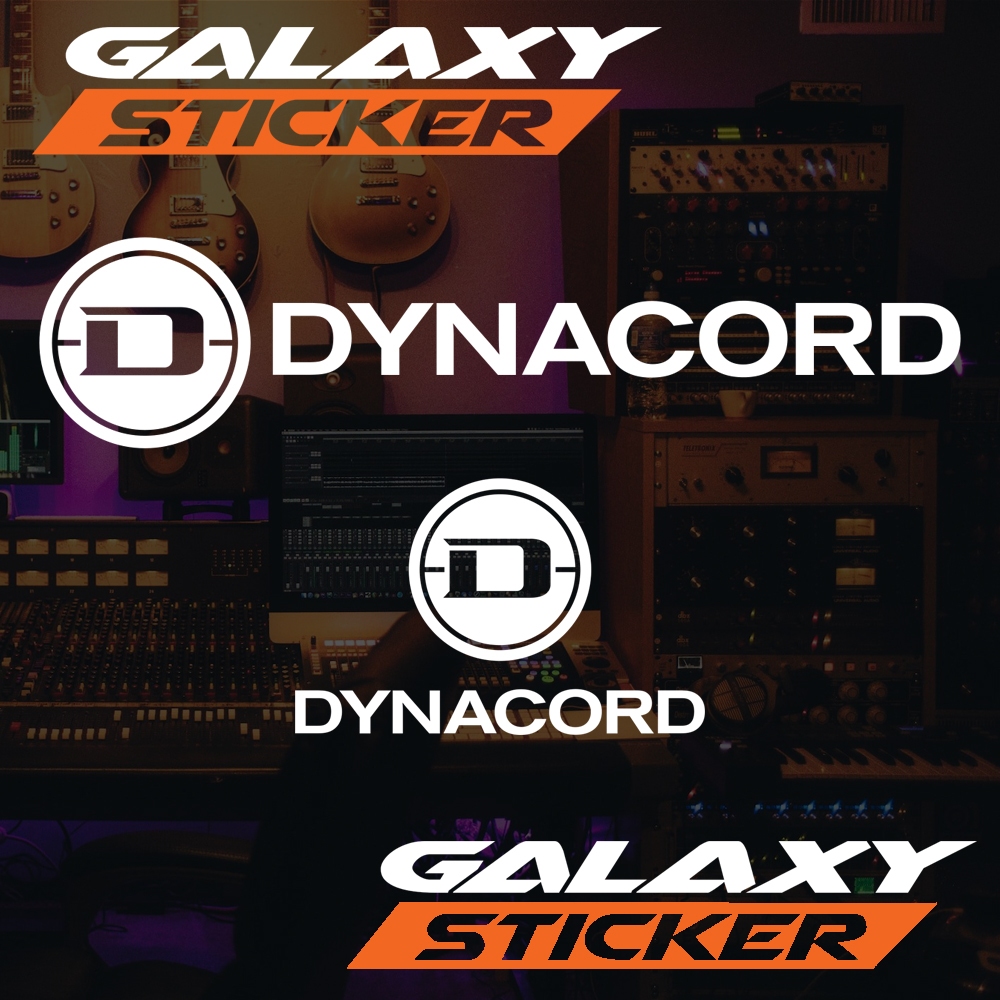 

cutting sticker hardcase box audio dynacord.stiker sound system logo dynacord