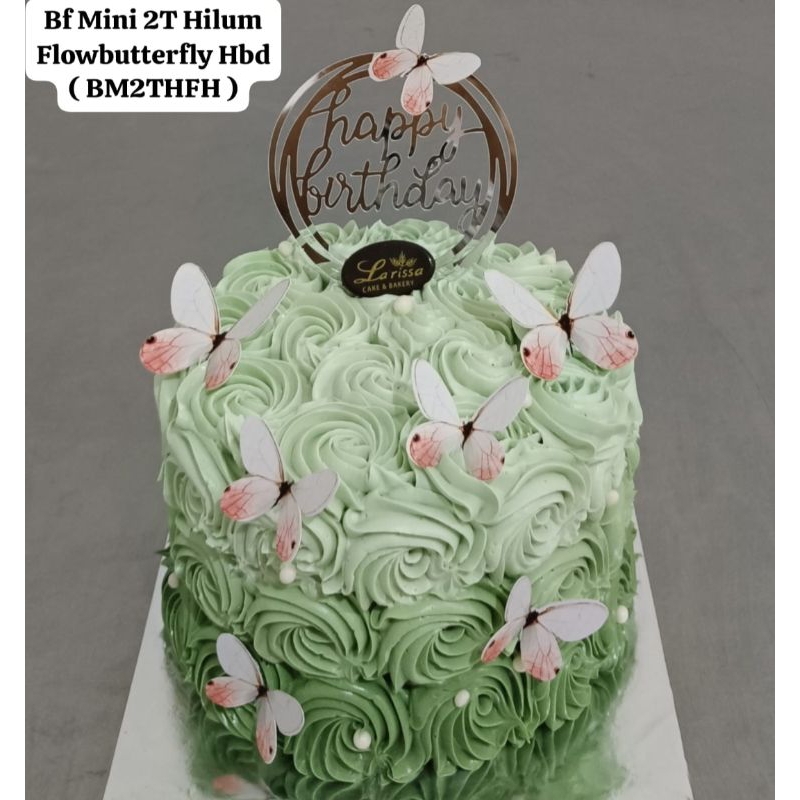 

Black forest flower butterfly - cake ulang tahun - kue tart - bolu ultah - kue bolu motif kupu-kupu