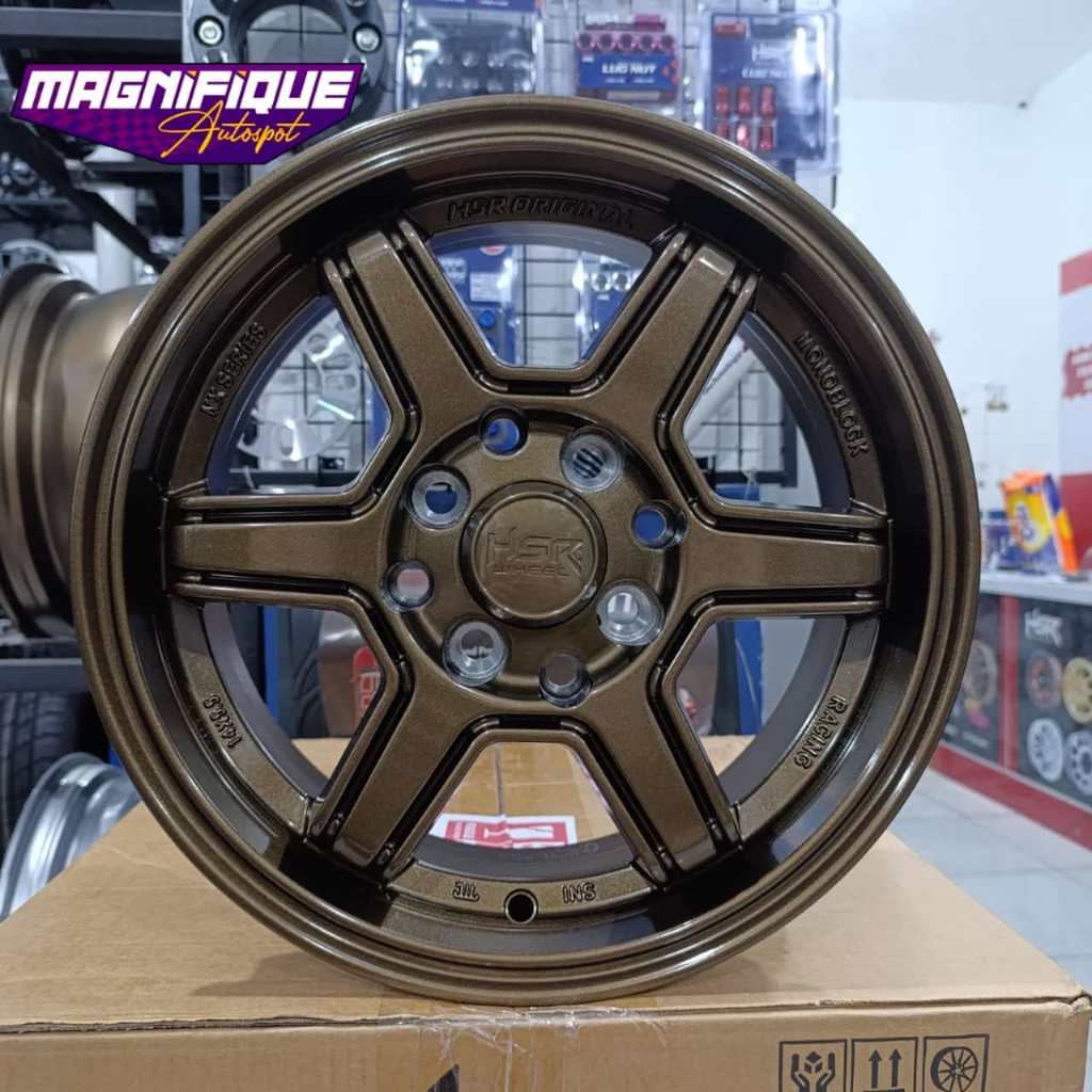 Velg model palang ring14 hsr minas buat brio agya ayla sigra dll