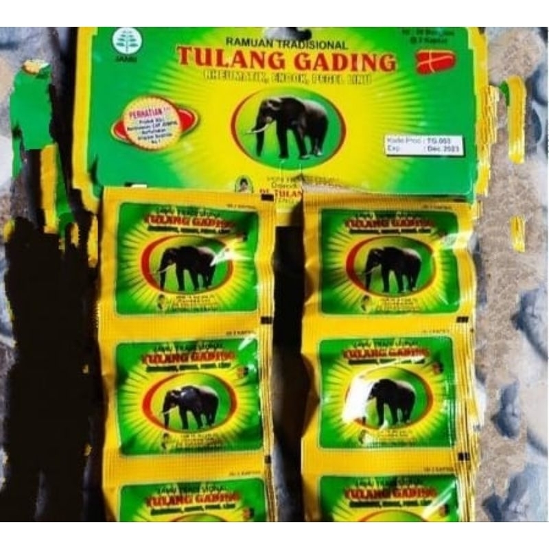 kapsul tulang gading asam urat