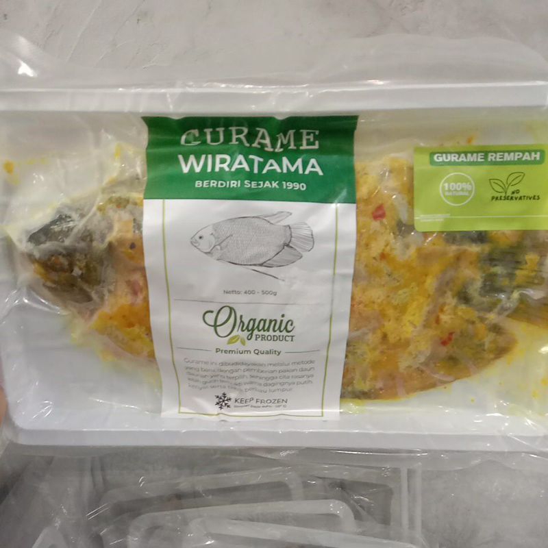 

Gurame Organik Bumbu Rempah 400gr-500gr