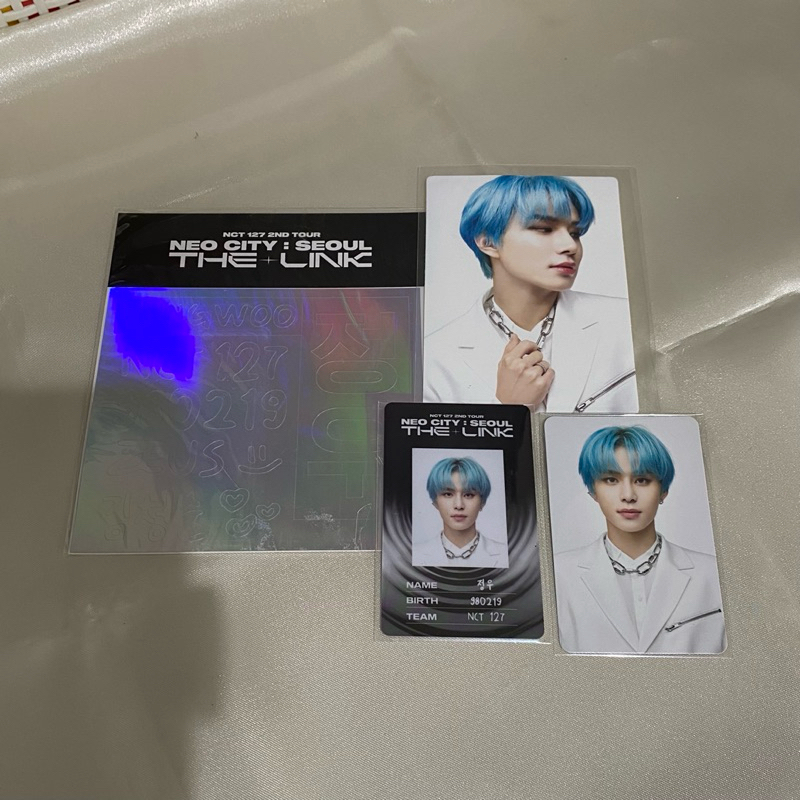 Official Merchandise ID Card + Deco Sticker Set Jungwoo The Link NCT 127