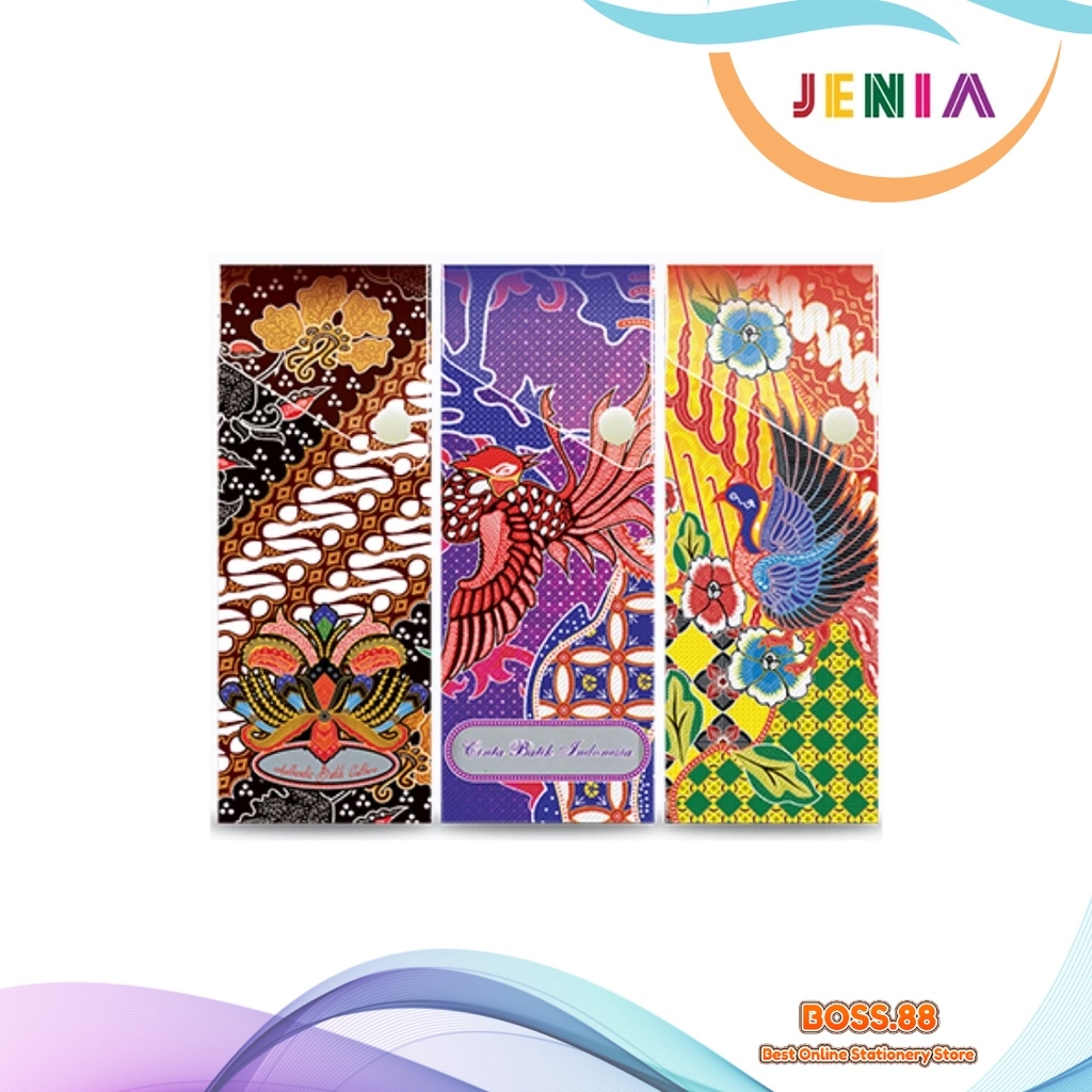 

PENCIL CASE / TEMPAT PENSIL SLIDING JENIA BATIK KECIL (1 PCS)