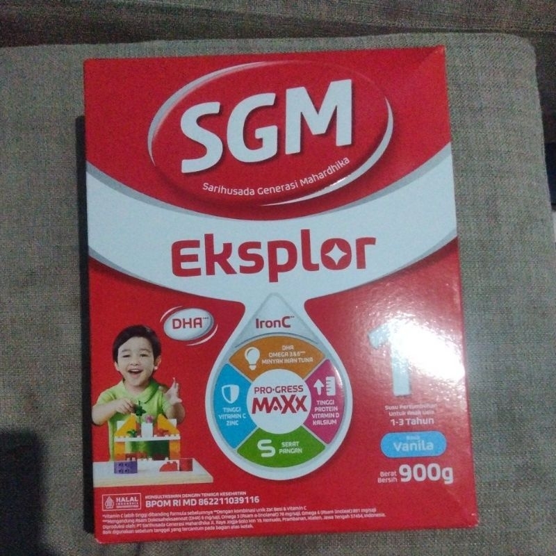 susu sgm 1+ 1-3 tahun vanila 900gr