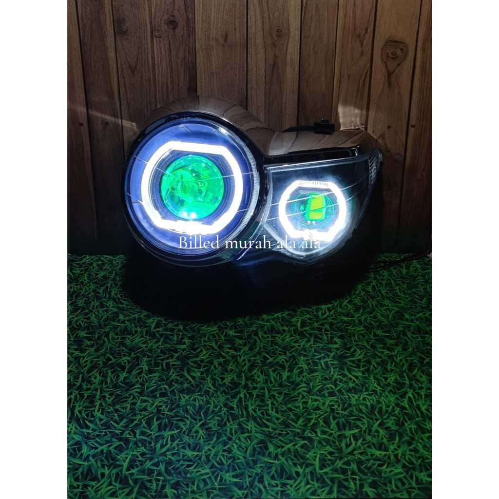 biled Tiger pece ICC + lampu mini biled RGB