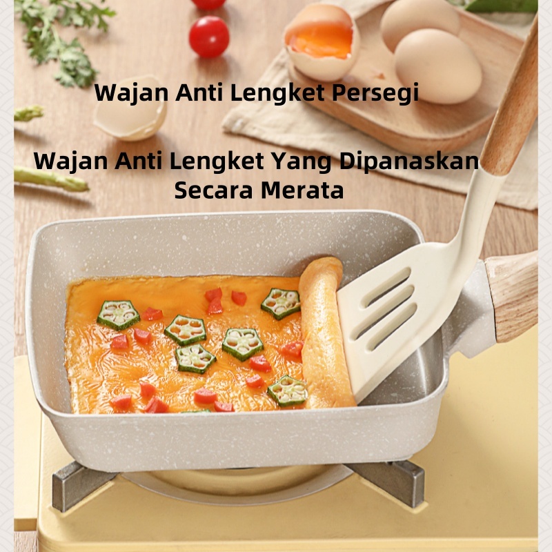 Wajan Telur Gulung Bagian Bawah Wajan Yang Tebal Anti Lengket Wajan Omelete Wajan Penggorengan Steak