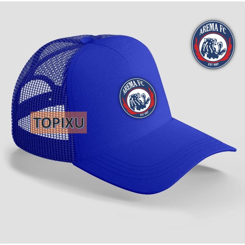Topi sepak bola arema malang remaja dewasa pria wanita unisex